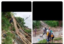 Collapsed Bridge Poses Danger to Residents in Ibadan Communities, Call for Urgent Intervention