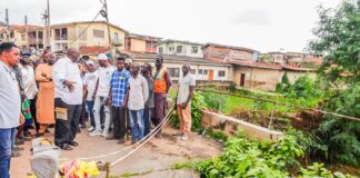 ‘Odidiomo’ Conducts Spot Assessment of Abandoned Bridge Linking 3 Ibadan Communities, Assures Residents of Record Time Restoration