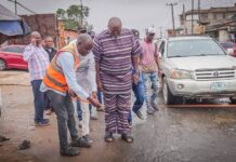 ‘Odidiomo’, Ogunlade Assess Road Linking Ring Road/Adeoyo Roundabout to Olororo, Promise Total Overhaul