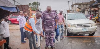 ‘Odidiomo’, Ogunlade Assess Road Linking Ring Road/Adeoyo Roundabout to Olororo, Promise Total Overhaul