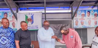 ‘Odidiomo’ Presents New Motorcycle to Commercial Rider Attacked During Molete Market Unrest